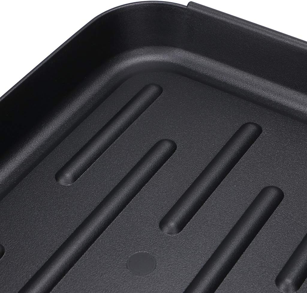 OwnMy Black Boot Tray Mat Indoor Plastic Small Shoe Tray Mat for Entryway | Multi-Purpose Boot Tray for Plants Pet Food Dog Water Bowls Cat Litter Box, Boot and Shoes Drying Mat for Indoor and Outdoor