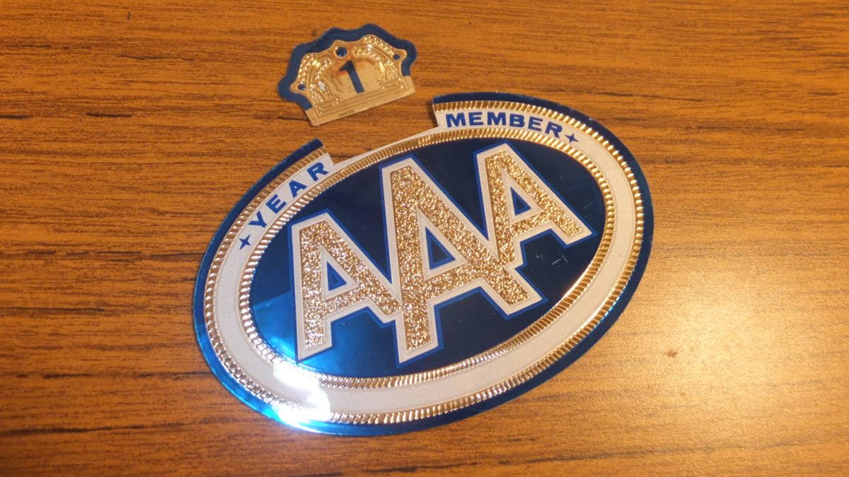 Amazon.co.jp: 北米仕様 AAA アメリカ自動車協会トリプルA ステッカー 