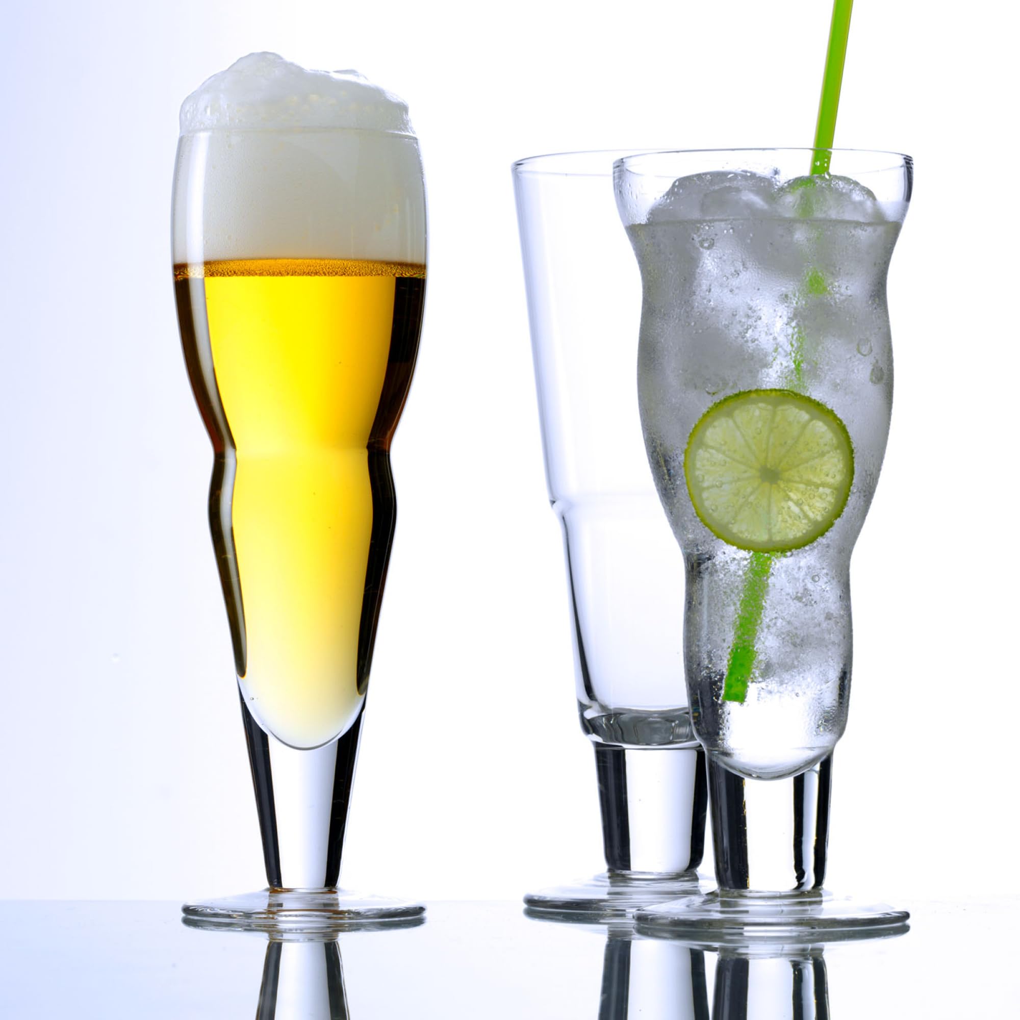 Stölzle Lausitz Lot de 6 verres à cocktail Samba 400 ml - Convient comme verre à cocktail, coupe à glace, café glacé, frappé - Résistant à la casse