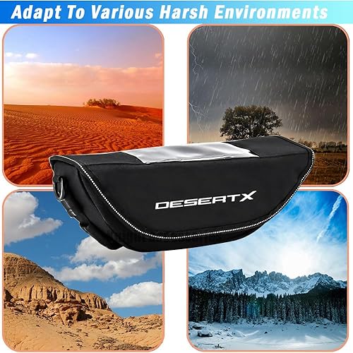 Miniatura 8 de WWB Para Ducati Desert X DesertX 2021 2022 - Bolsa impermeable para motocicleta, bolsa de almacenamiento para manillar, bolsa de herramientas de