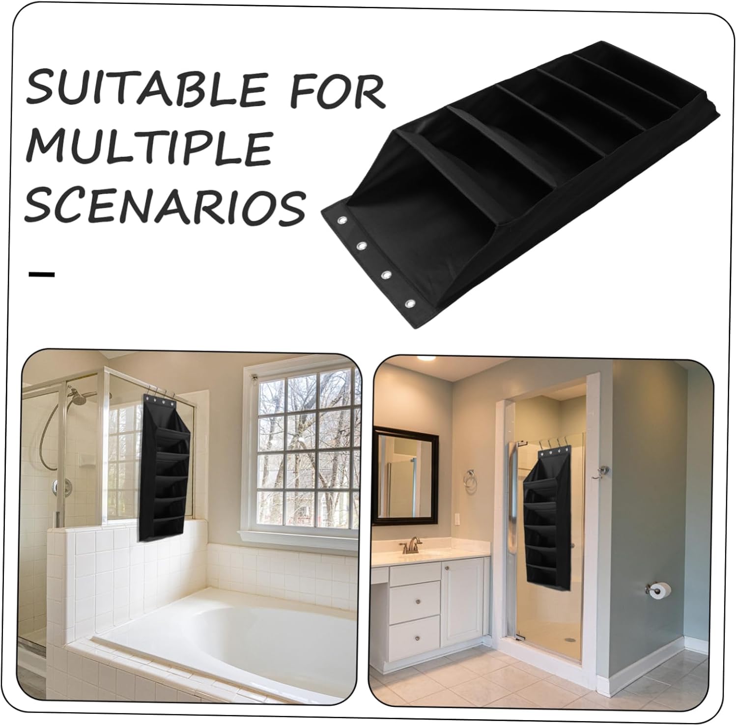 Cabilock Over Door Shoe Bag Organizer Multi Function Hanging Storage Pouch for Shoes Hats and Accessories Stylish Wall Mounted Organizer for Home and Travel