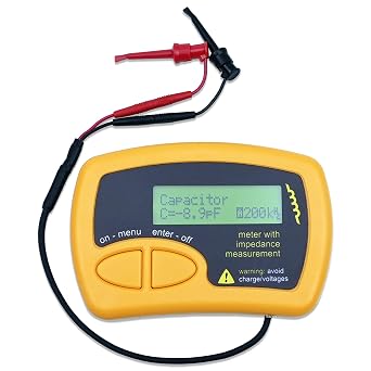 Impedance Automatic Manual Meter, Component Tester Compatible with LCR45 | Auto identifies components, smart frequency selection DC/1k/15k/200kHz, high resolution 0.2H/0.2pF/0.2, multi-parameter
