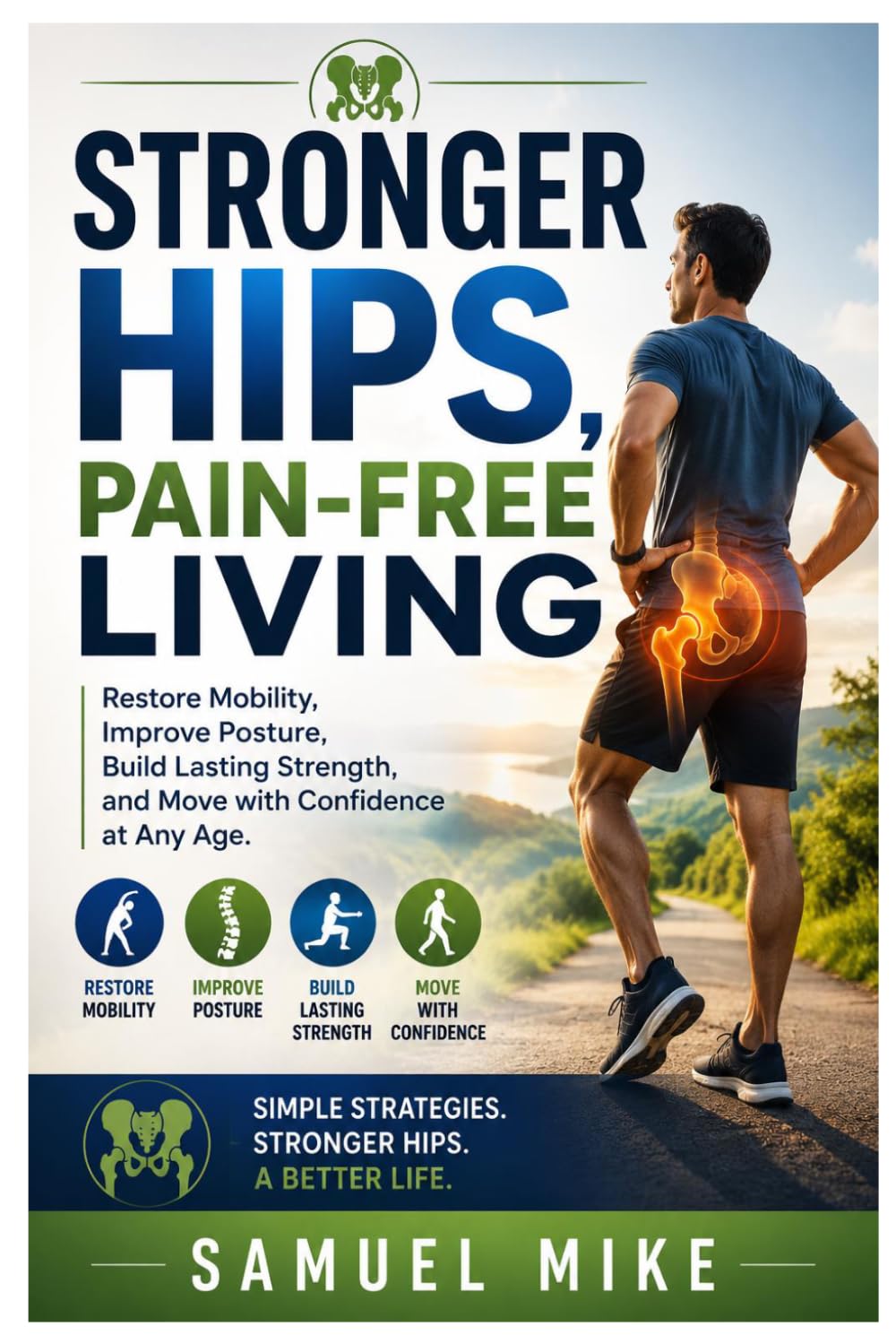 STRONGER HIPS, PAIN-FREE LIVING: Simple Exercises, Mobility Strategies, and Daily Habits for Lifelong Strength and Comfort