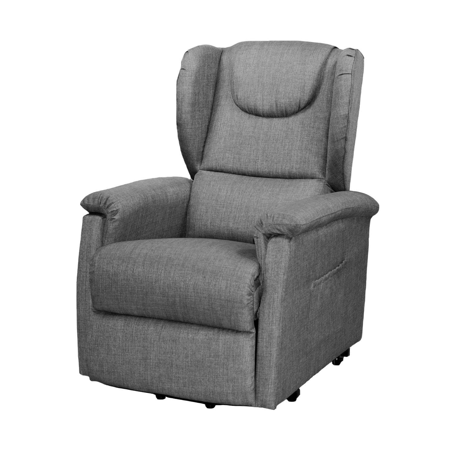 Poltrona Relax 1 o 2 Motori Dispositivo Medico Classe 1 Seduta Sfoderabile Rivestimento in 3 Tipi e 9 Colori Elsa
