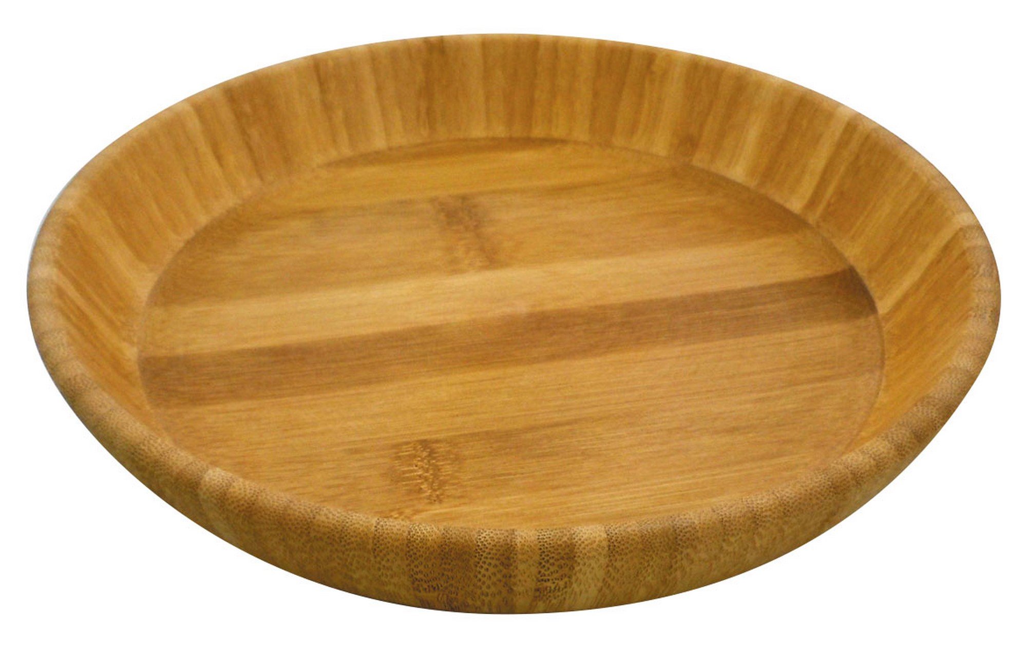 Captain Stag UP-2536 TAKE-WARE Bamboo Tableware, Deep Type, Round Plate, Diameter 9.1 inches (23 cm)