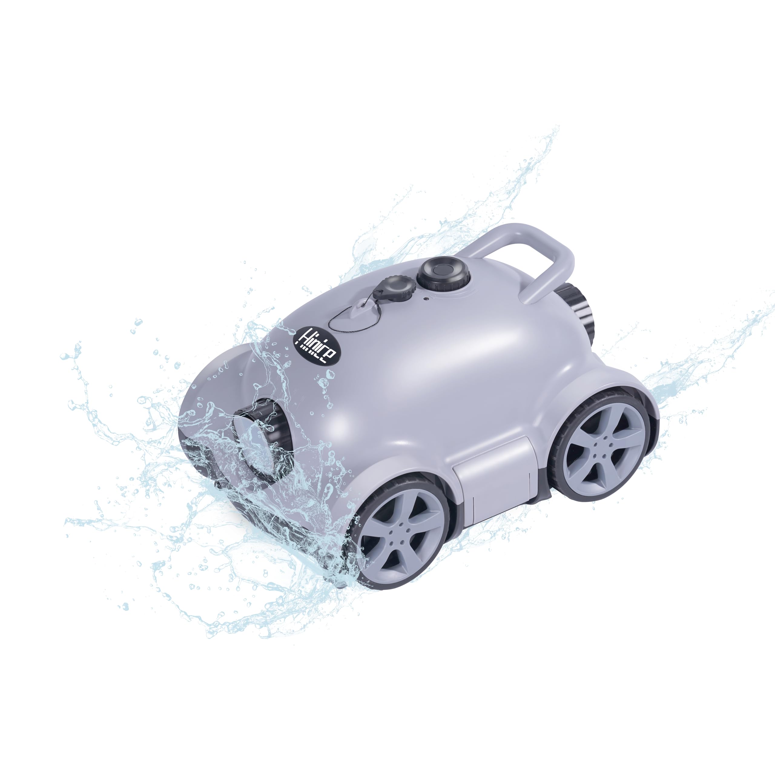 Photo 1 of ***CHARGER IS BROKEN*** Hinice Cordless Robotic Pool Cleaner,Automatic Pool Vacuum Robot for In-Ground/Above Ground Pools,150 Min Runtime, IPX8 Waterproof, 2200 Sq Ft Coverage (Grey)