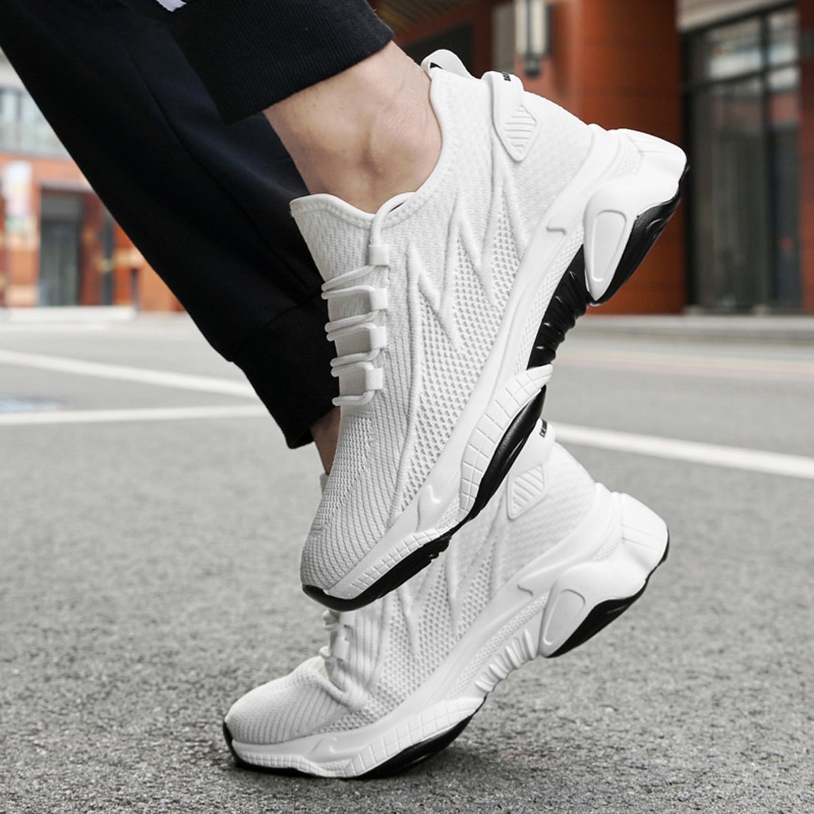 2026 Uomo Autunno e Inverno Traspirante Scarpe da trekking All'aperto Scarpe alte Top Scarpe da trekking Sneakers