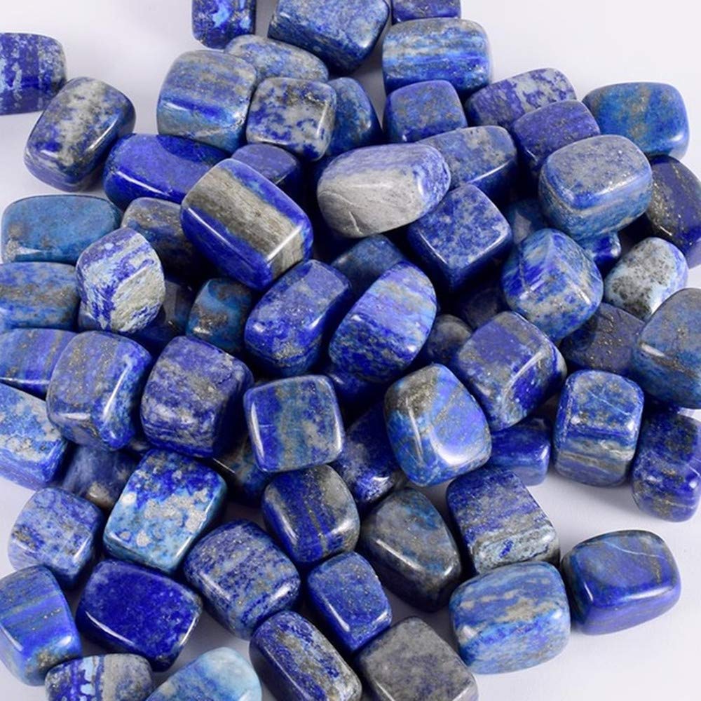 AITELEI 1Ib Natural Tumbled Stones Irregular Rock Polished Crystals For Wicca, Reiki, and Energy Crystal Healing Assorted Stones