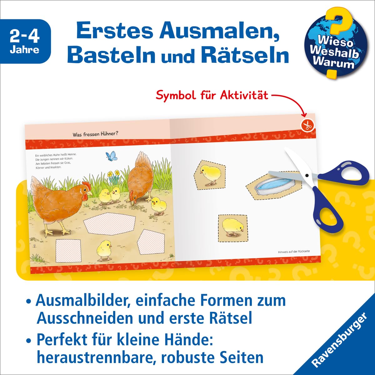 Wieso? Weshalb? Warum? junior AKTIV Bauernhof Malen basteln rätseln ab 2 Jahre