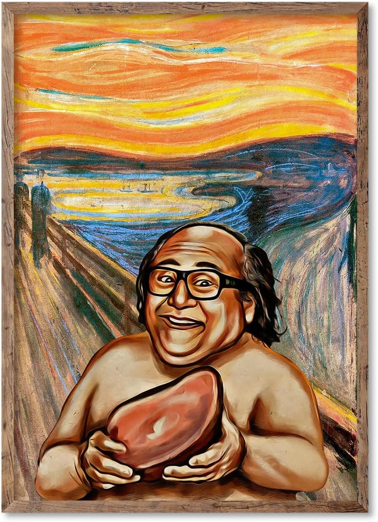 Danny DeVito Poster, Funny Danny DeVito Ham Poster, Parody