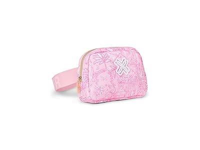 Lilly Pulitzer Jeanie Belt Bag Cross Body Handbags Conch Shell Pink Pennys Playground Accessories Small, Polyester