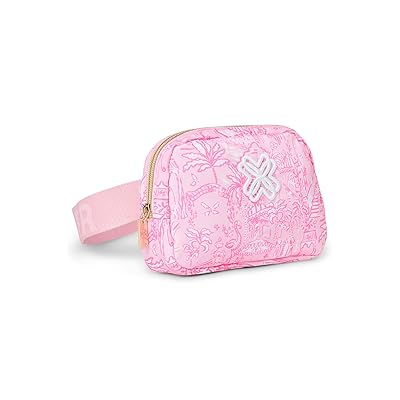 Lilly Pulitzer Jeanie Belt Bag Cross Body Handbags Conch Shell Pink Pennys Playground Accessories Small, Polyester