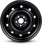 For 08-11 Subaru Impreza 16 Inch Black Steel Rim - OE Direct Replacement - Road Ready Car Wheel