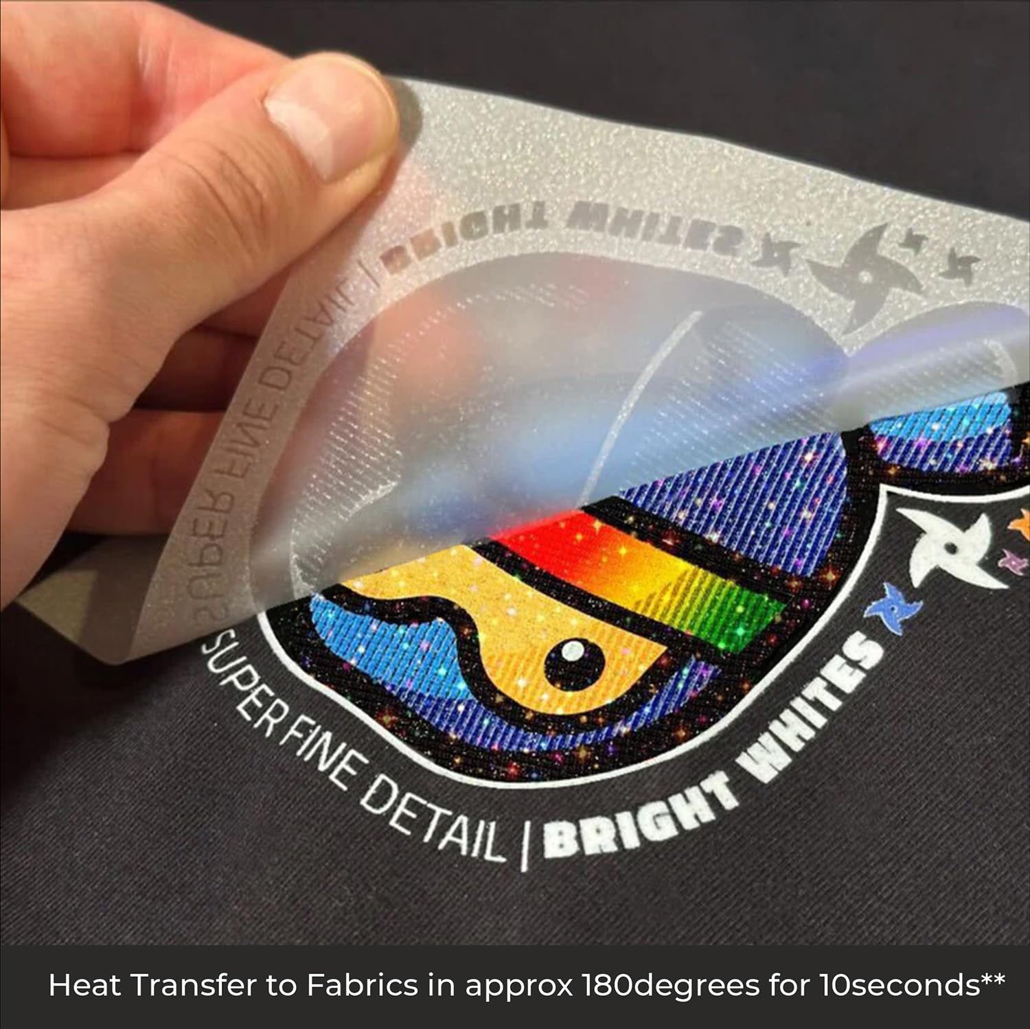 Heat Transfer Film, A4 Size DTF Stickers for T-Shirt Printing | Ready to Press, Premium Soft Feel, Stretchable & Long Lasting | Vibrant Colors, High-Detail Prints (Design 3) 3