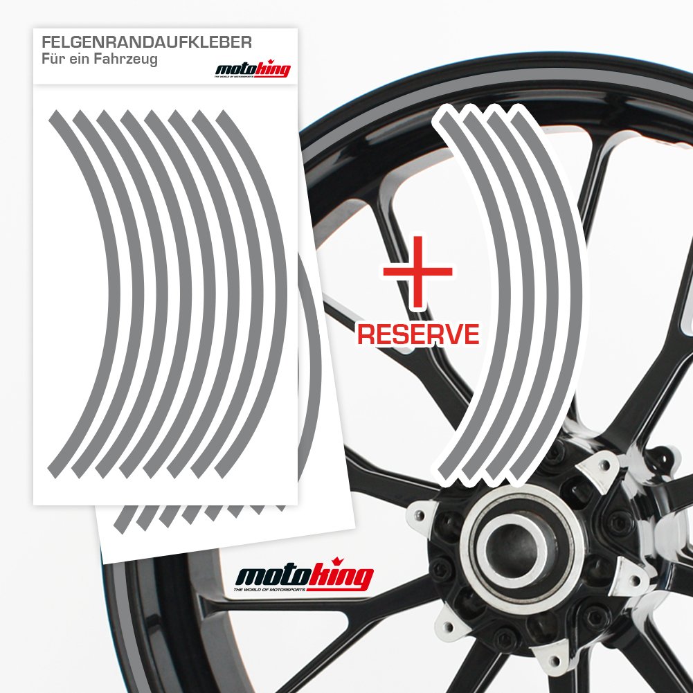 Felgenrandaufkleber 360° GLÄNZEND/ganzer Kreis/für 24" bis 26" / Farbe & Breite wählbar