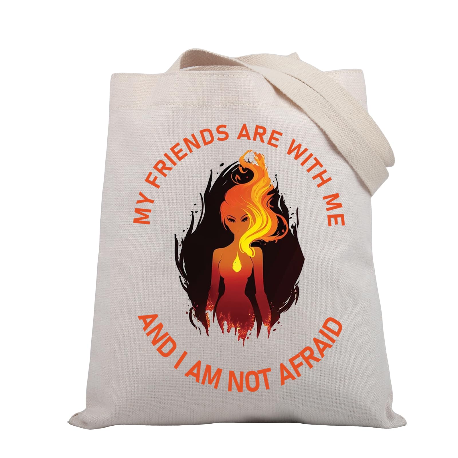 BDPWSSCrescent City Gifts My Friends Are With Me And I Am Not Afraid BFF Tote Bag Earth Blood House Inspired Gift