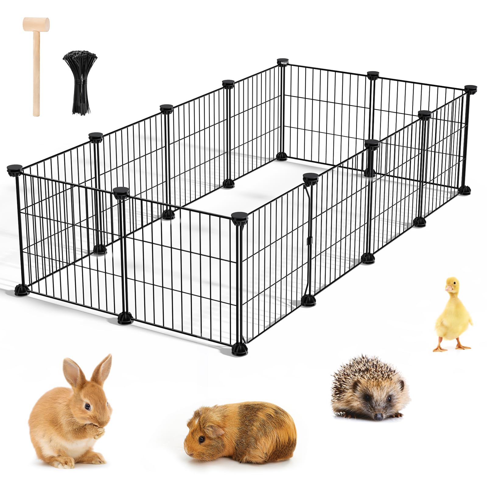 Guinea Pig Playpen - 20 Panels, 56" Cage -10