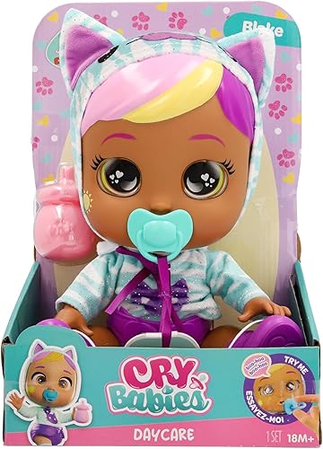 Miniatura 2 de Cry Babies Daycare Blake - Muñeca de bebé de 12 pulgadas, para niñas y niños de 18 meses en adelante