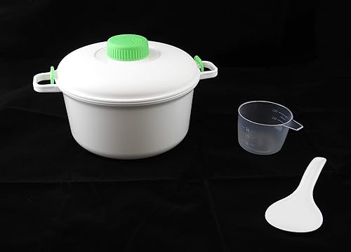 Miniatura 1 de Eco Friendly Microwave Pressure Cooker Steamer Healthy Cooking Quick Fast Vegetables Meats Poultry Fish Rice Cooker No Oil Needed! BPA FREE