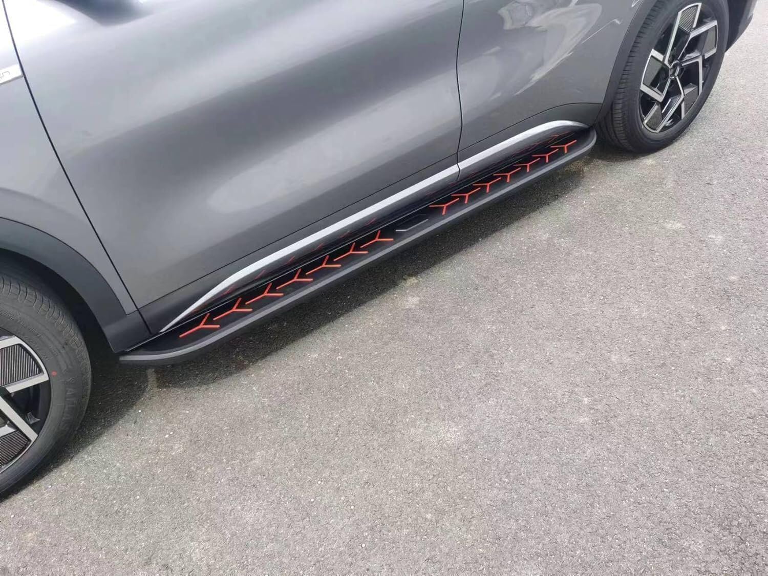 2Pcs Aluminum Running Boards Side Steps fits for Honda Ridgeline 2017-2024 2025 Textured Anti-Slip Surface Direct Bolt-On Installation 400lbs Capacity