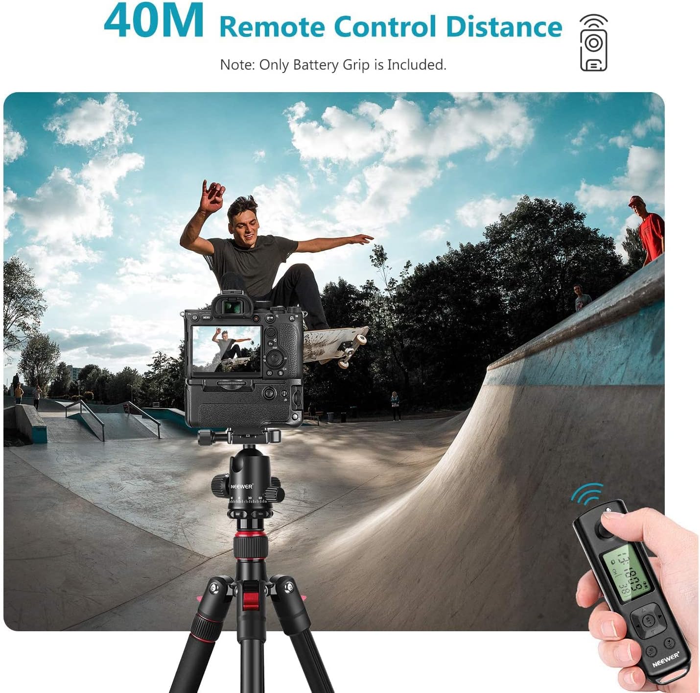 Holiday Deals 🛒 Neewer Vertical Battery Grip for Sony A9 A7III A7RIII Cameras, Replacement for Sony VG-C3EM, Only Works with NP-FZ100 Battery, 2.4 G Wireless Remote Control Included (Battery Not Included) Buy 1 get 1 🔥 Neewer Vertical Battery Grip for Sony A9 A7III A7RIII Cameras, Replacement for Sony VG-C3EM, Only Works with NP-FZ100 Battery, 2.4 G Wireless Remote Control Included (Battery Not Included)