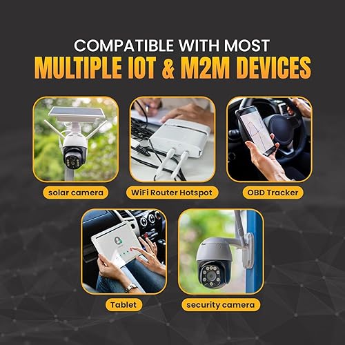 Vista 3 de SpeedTalk Data Only - Tarjeta SIM prepagada para Estados Unidos 2 GB durante 30 días Red 5G/ 4G LTE para IoT, rastreadores GPS, tabletas