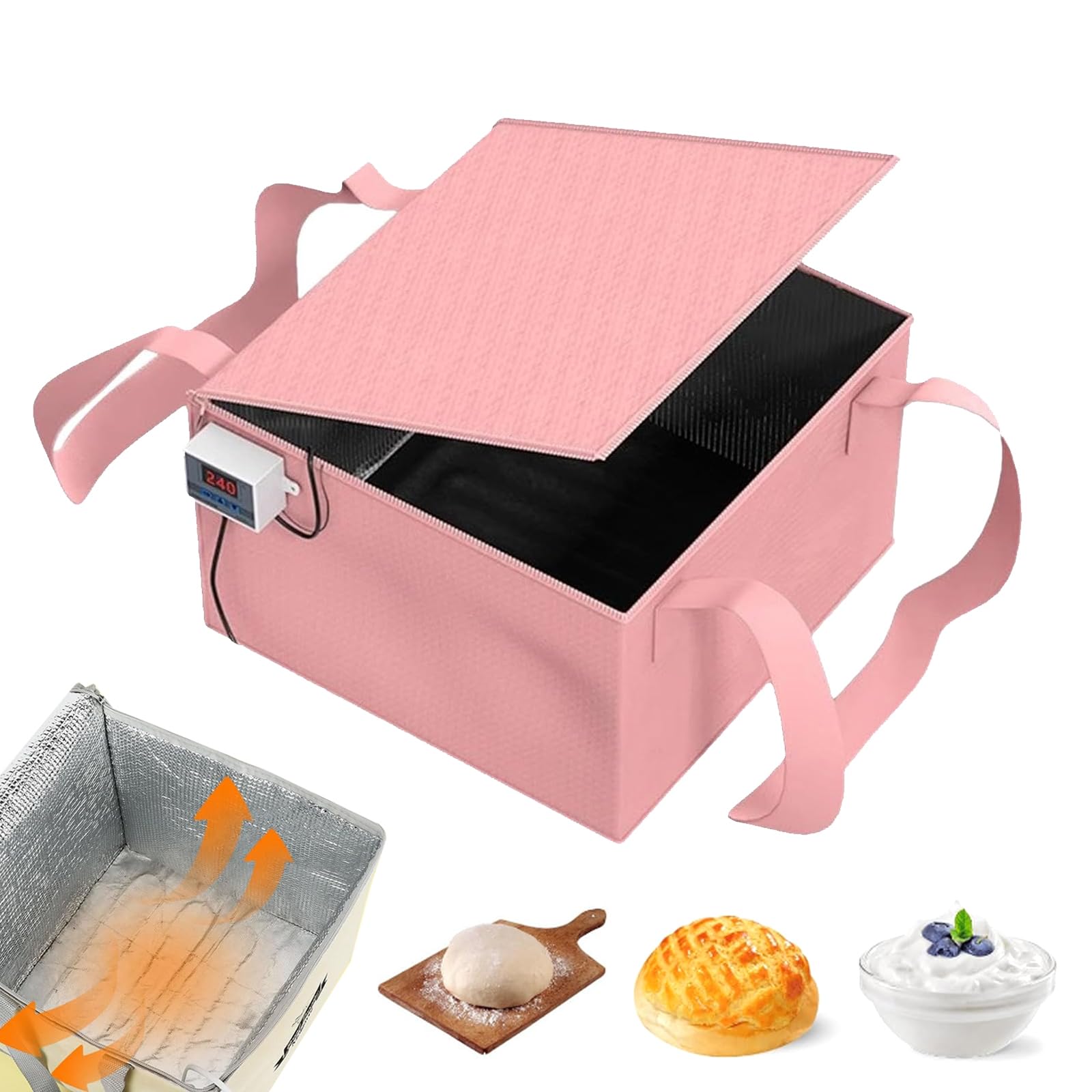 Scatola Riscaldante Per Forno (16 L), Scatola Per Lievitazione Impasto (portatile), Controllo Preciso Della Temperatura Di 0,1 °C / -50~110 °C, Riscaldata, Senza Odore,30L