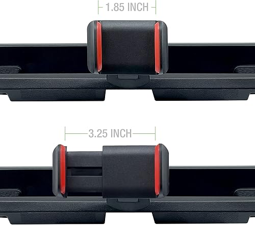 Miniatura 4 de Cellet Soporte de teléfono para bandeja de tablero con almacenamiento compatible/reemplazo para Jeep Wrangler JL, JLU (2018-2024), Jeep Gladiator JT