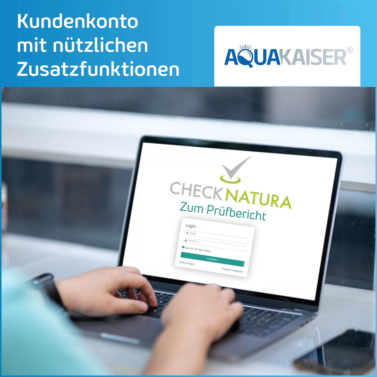 3-in-1 Wassertest für Trink- & Leitungswasser – 17 Testwerte – Probenahme-Set | Analyse im Labor – inkl. Porto