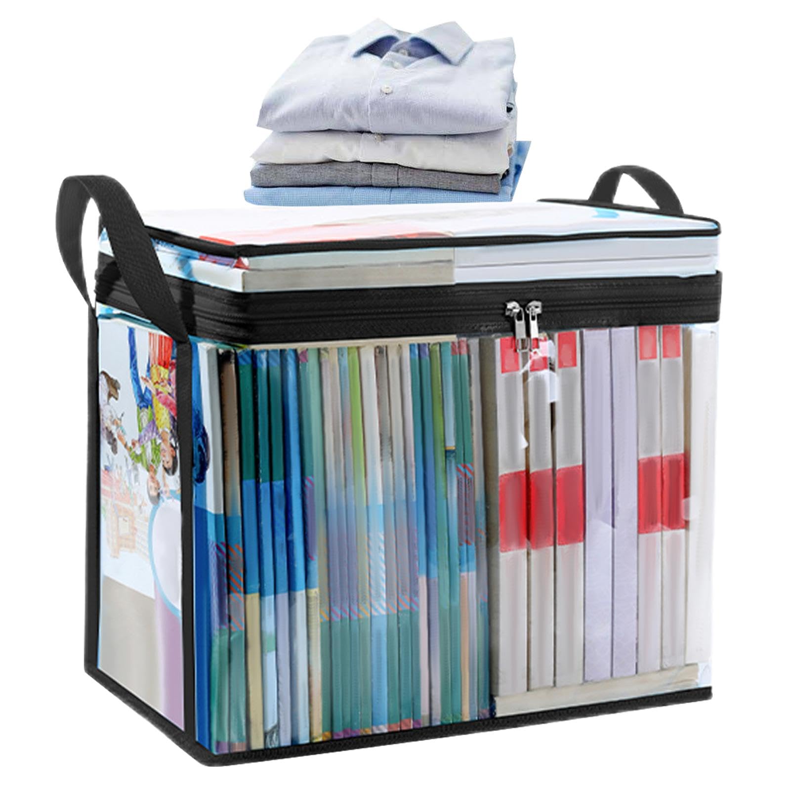 衣類収納 バッグ 透明バッグ　クリアバッグ 防塵収納バッグ ジッパー付き Amazon｜透明な衣類収納バッグ 大型透明衣類収納袋ジッパー付き防水