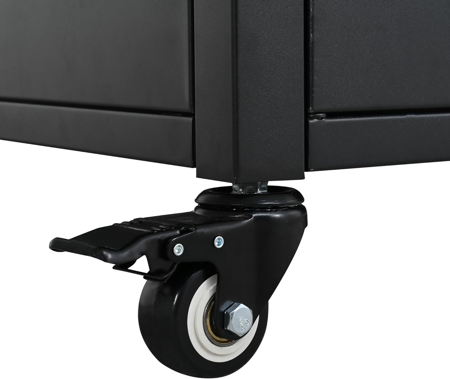 Merax Foldable Outdoor Kitchen Island & BBQ Prep Cart with Stainless Steel Top &Trash Rack & Lockable Wheels & Storage Cabinets – Portable Patio Dining Station for Grilling & Backyard & Camping, Black