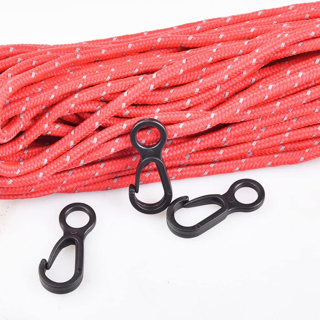 10pcs Plastic Snap Clip Hook Camping Carabiner Buckle Outdoor Tent Accessories Multifunction Snap Hook Camping Equipment Heavy Duty Plastic - Image 8
