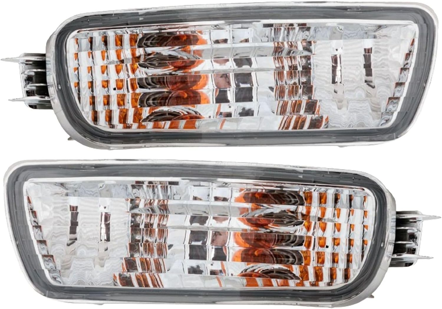 Side Marker Corner Parking Lights Turn Signals Pair Set for Toyota for Tacoma 2001-2004 with Bulb(S)-Assembly OE Comparable