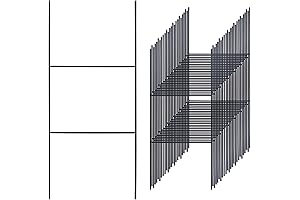 25 Pack Yard Sign Stakes Metal Stakes Wire Stake for Yard Sign...