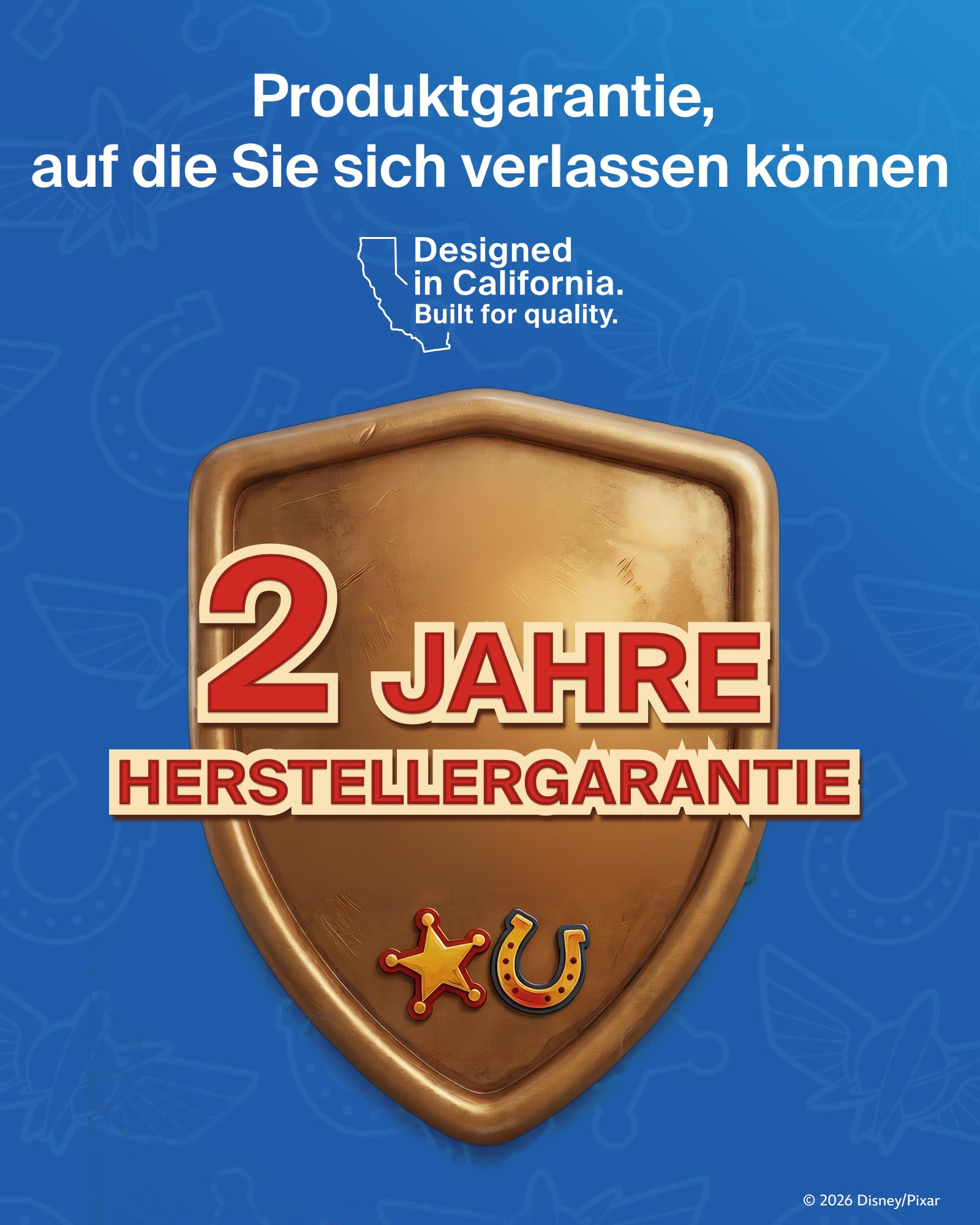 Belkin Disney und Pixar iPad A16 Hülle inspiriert von Lilypad aus Toy Story 5 (11. Generation 2025, 11" / 10. Generation 2022, 10,9"), Stoßfest, Robust, Ungiftig, Tablethülle mit Ständer und Griff