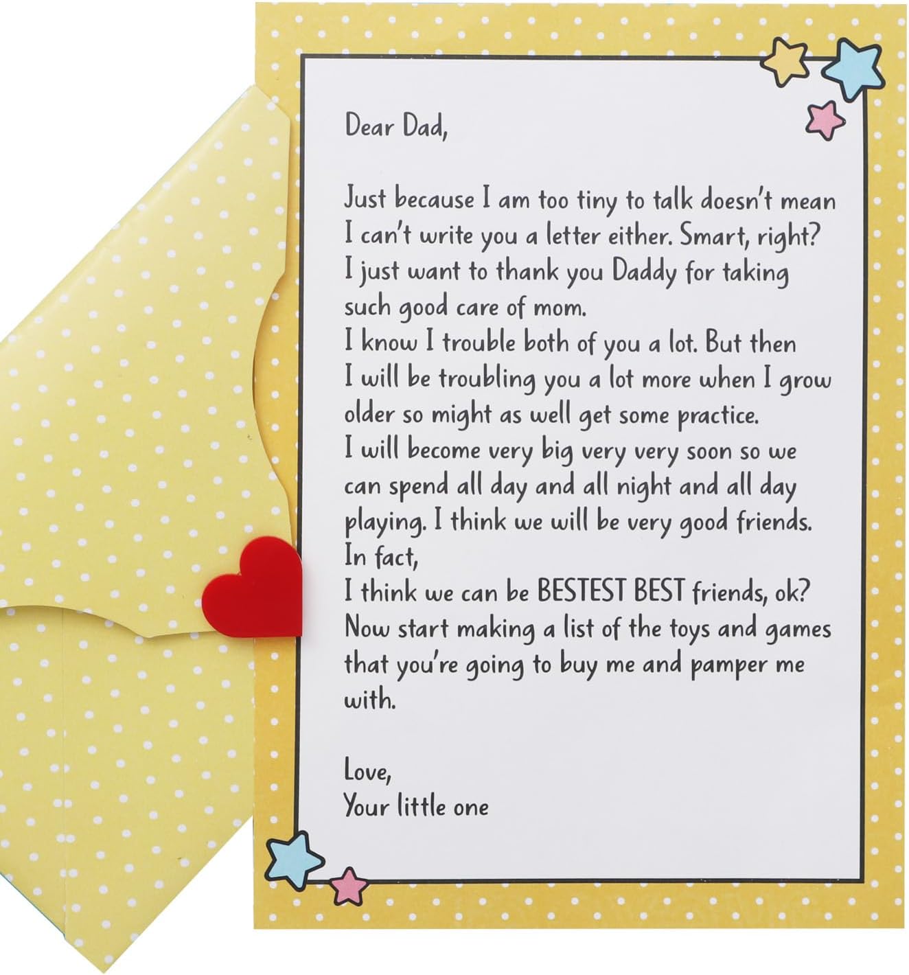 Oye Happy - Letter for New Dad - Cute Messages for to-Be-Dad