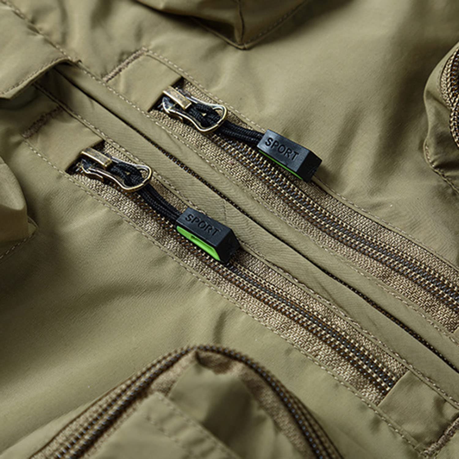 Chaleco Multibolsillo para Hombre Chaleco De Pesca Exterior Chaleco Casual Sin Mangas Chaqueta Transpirable De Secado Rápido para Viajes De Fotografía