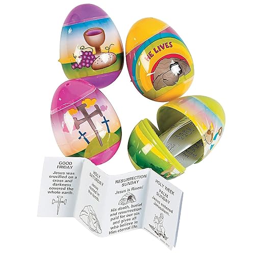 Fun Express Resurrection Eggs 12 Pack - Christian Easter Egg