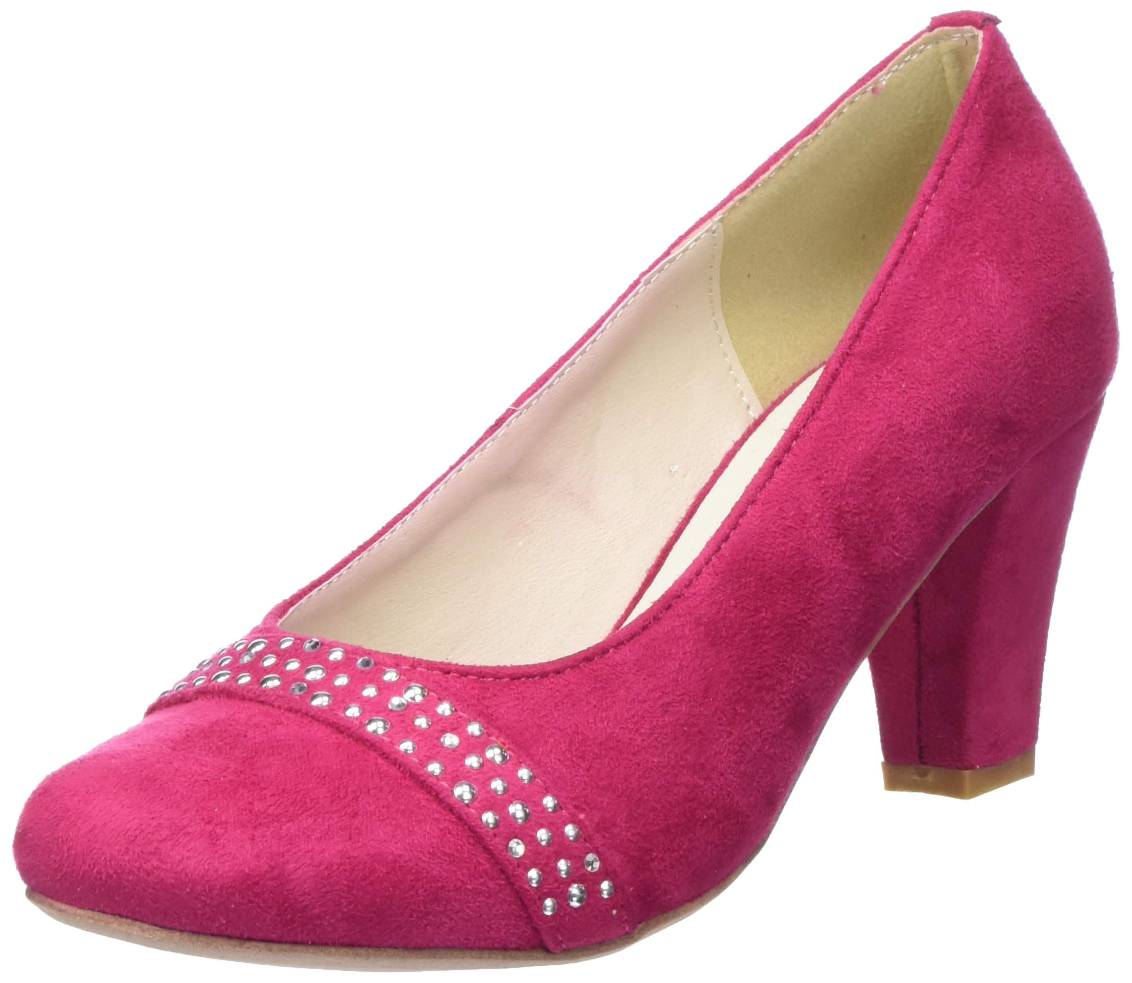 Andrea Conti Women's Fuchsia, 37 EU, Fuchsia, 5 UK