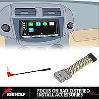 Vista 7 de RED WOLF Arnés de cableado de instalación de radio para Nissan 1995-2008, Infiniti 1990-2008 Reemplazo para conector de enchufe estéreo