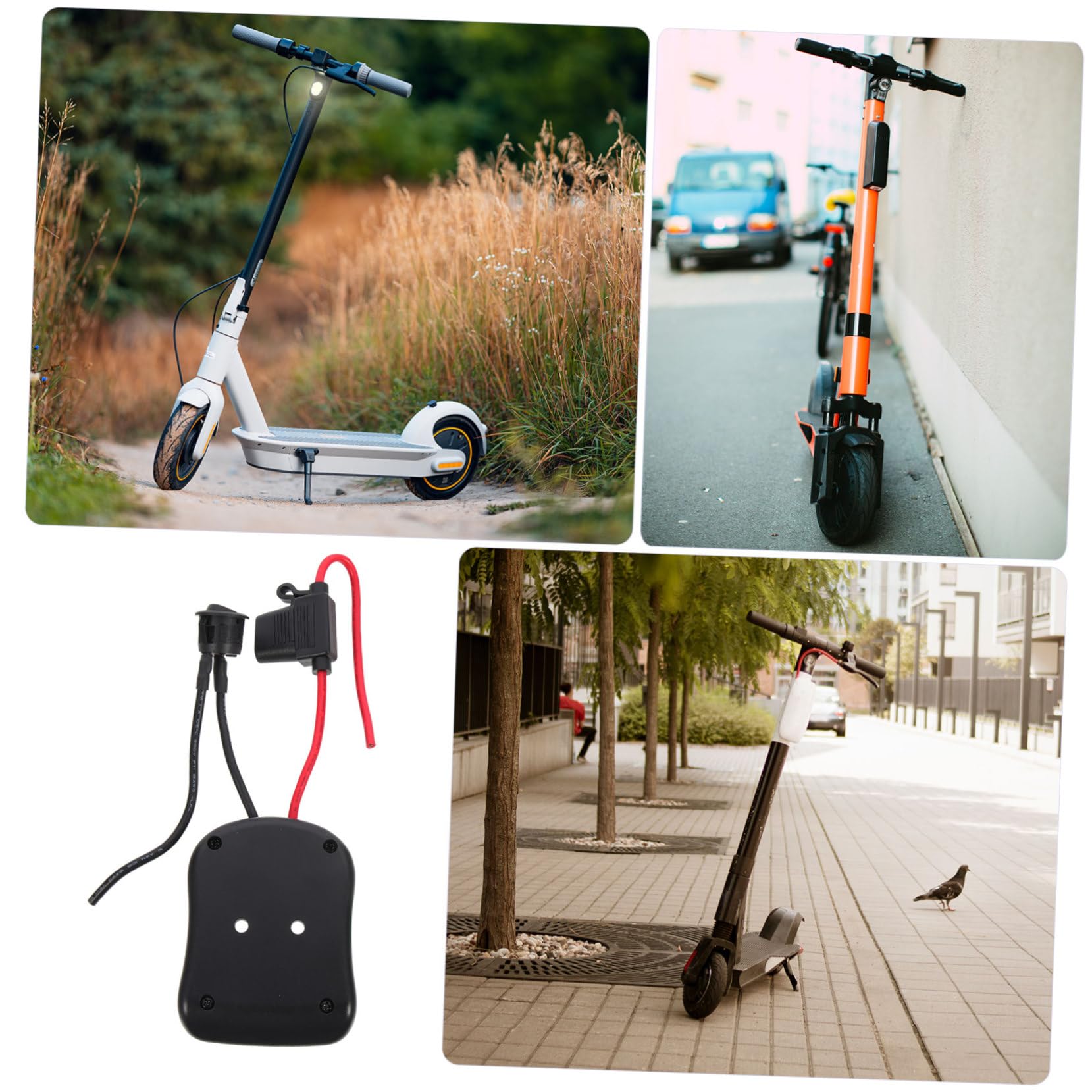 3 Piezas Adaptador de batería de 18V al Adaptador de la batería convertidor de Voltaje Fuerza camión para Camiones RC de Corriente Abdominales Negro