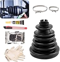 New Upgrade CVS18 Universal CV Axle Boot Repair Kit, Fits 22-28mm Shafts, 5.04" (128mm) Height, Premium Silicone, Waterproof Dustproof Protection for Cars/Trucks/SUVs
