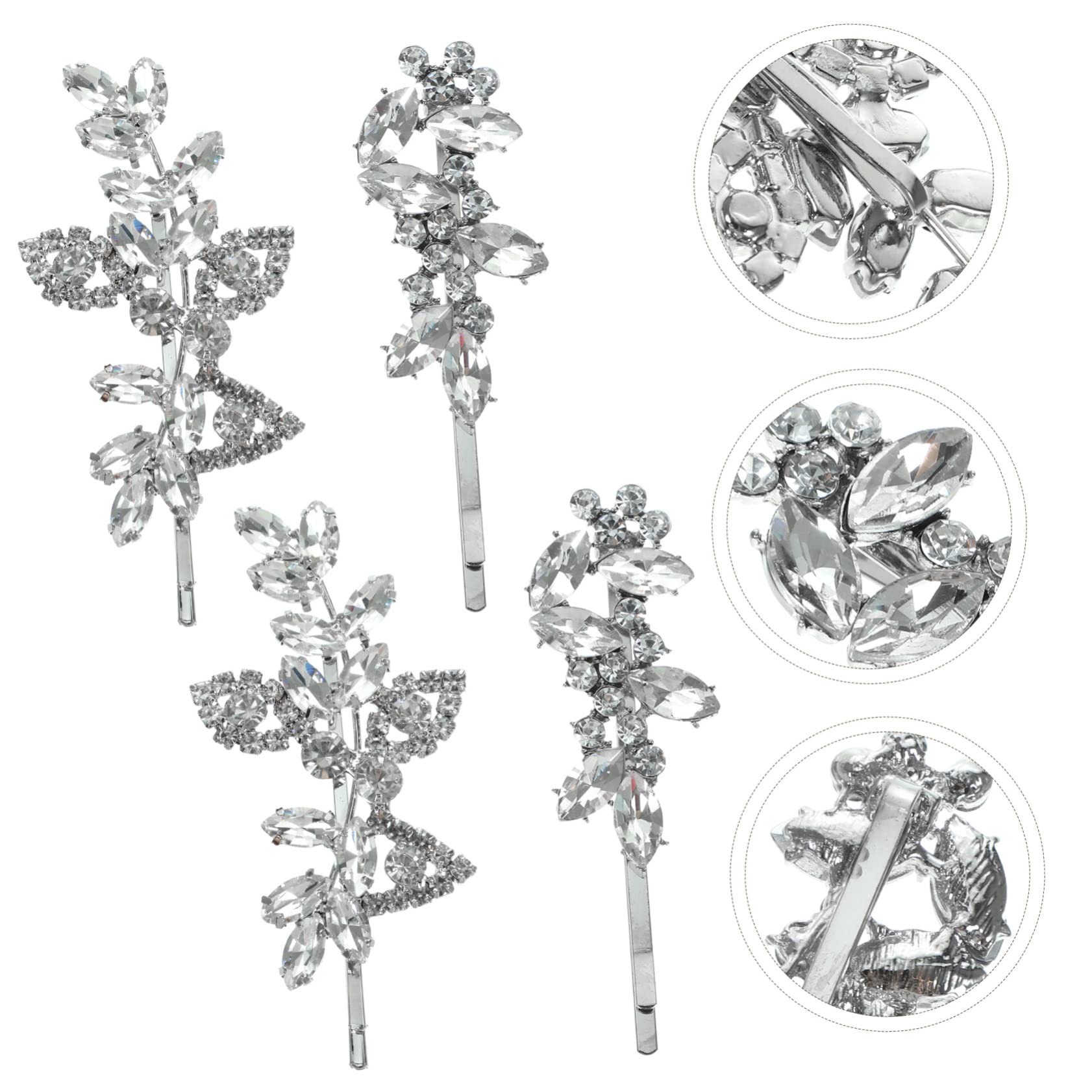 VICASKY 20 Pezzi Fermagli per con Accessori Cerimonia Sposa e Mollette Eleganti per e Ragazze Decorazione Raffinata per Sottili e Spessi Design Resistente e