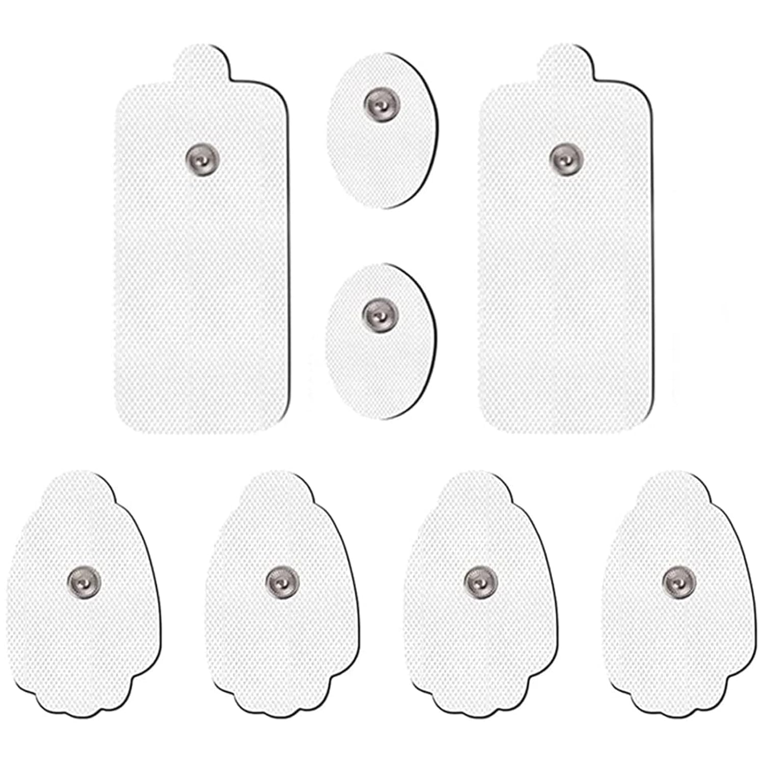 TENS Unit Replacement Pads TENS Pads Standard 3.5mm snap-on Connector Electrode Pads- Self Adhesive Electro Therapy Patches for Electrical Stimulation - Non Irritating Stim Tens Unit Pads