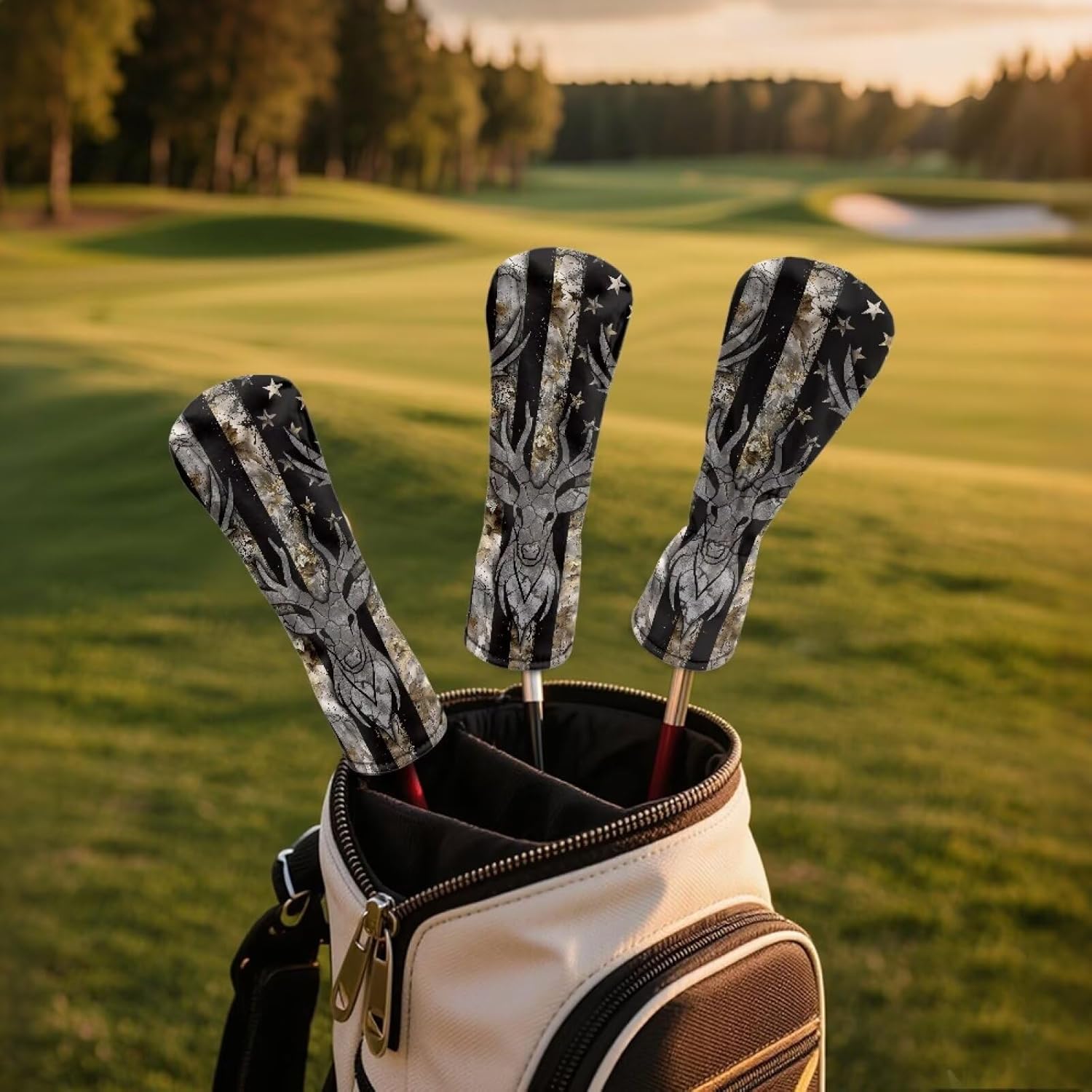 Golf Club Covers Driver Covers Fairway Wood Headcover Hybrid Headcovers Club Protective Golf Head Covers Accessories