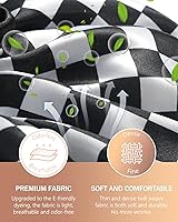 Vista 6 de mikimini Gorro de ducha grande para mujer, de pelo largo, reutilizable, doble capa, impermeable, con forro de PEVA suave y cómodo, no se decolora