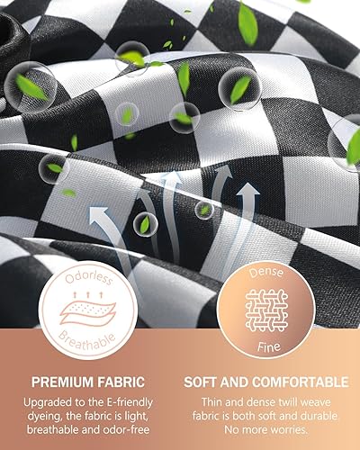 Miniatura 6 de mikimini Gorro de ducha grande para mujer, de pelo largo, reutilizable, doble capa, impermeable, con forro de PEVA suave y cómodo, no se decolora,