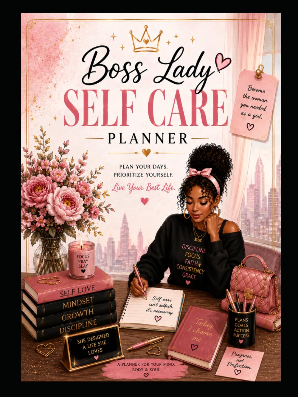 Boss Lady Self Care Planner: Plan Your Days. Prioritize Yourself.