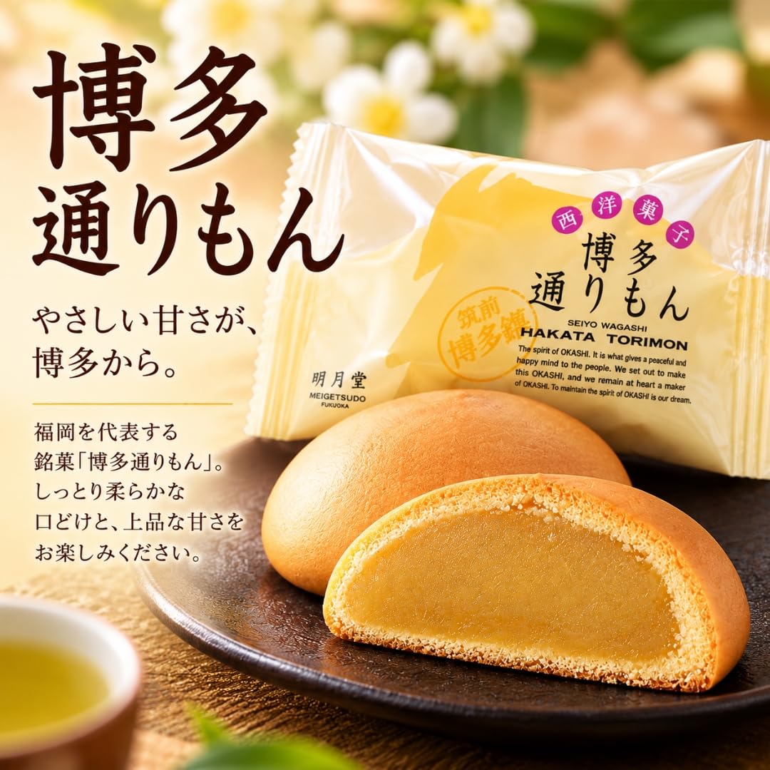 Amazon.co.jp: 博多通りもん 6個入り【1箱】九州銘菓 福岡土産 博多
