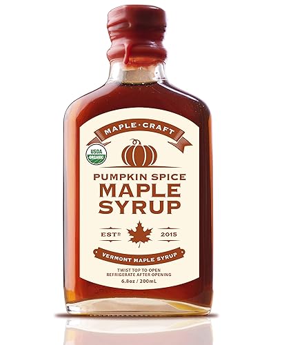 Maple Craft Alimentos, Especias de Calabaza Vermont Jarabe de Arce (Orgánico)
